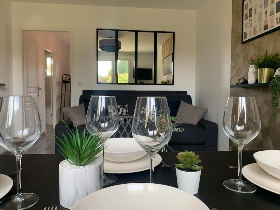 Appartement Proche Asterix, Stade De France, Chantilly, Roissy, Piscine Saisonniere La Chapelle-en-Serval Екстериор снимка